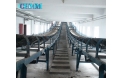 Large angle belt conveyor